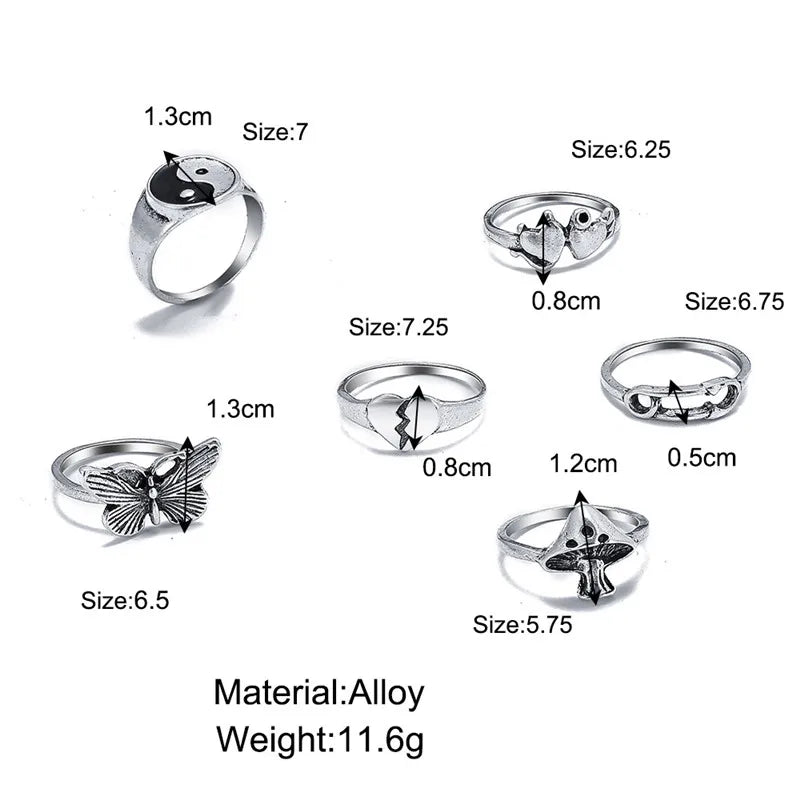 Gothic Ring Set