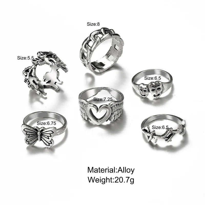 Gothic Ring Set