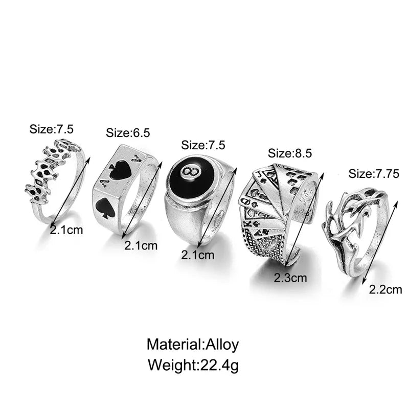 Gothic Ring Set