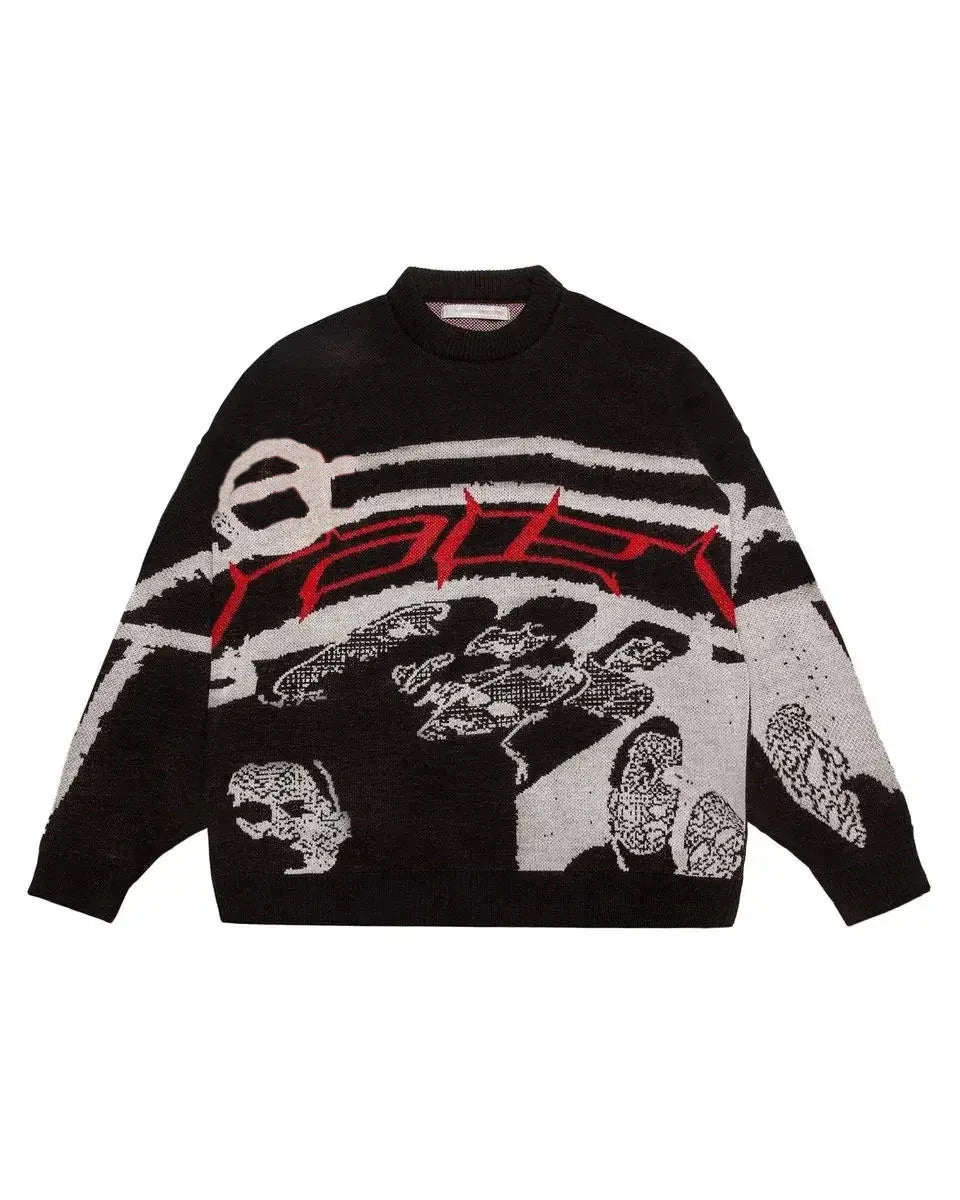 Racer Knit Oversized Jersey