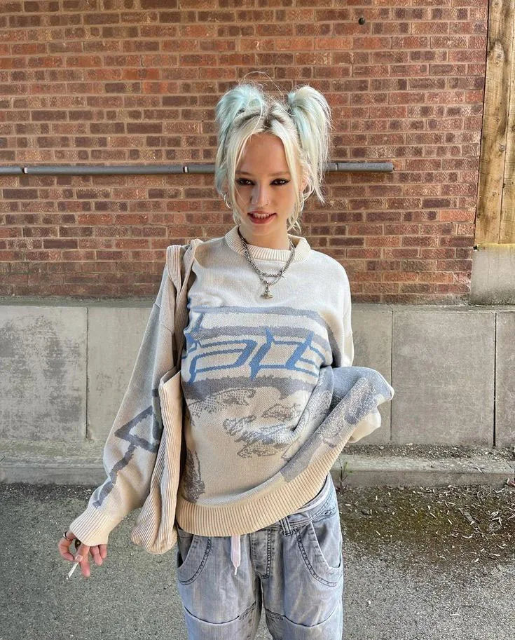 Racer Knit Oversized Jersey