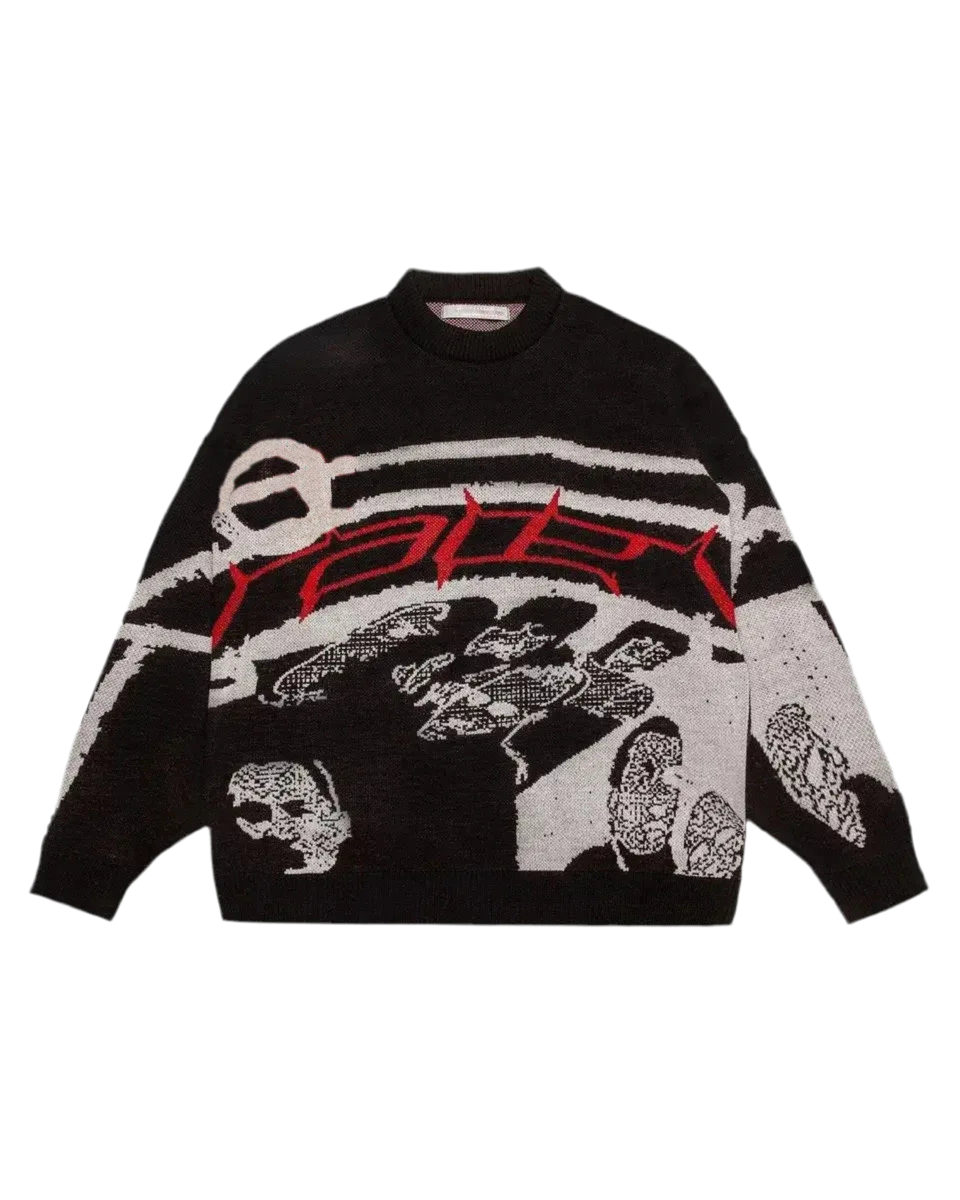 Racer Knit Oversized Jersey