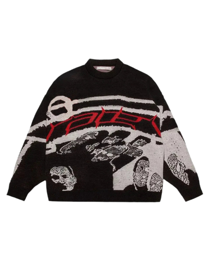 Racer Knit Oversized Jersey