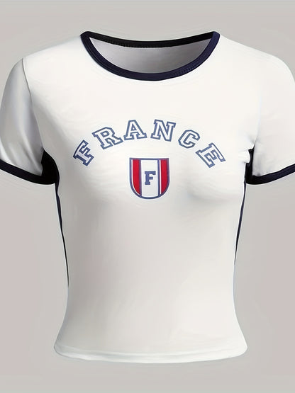 France Womens Baby Tees