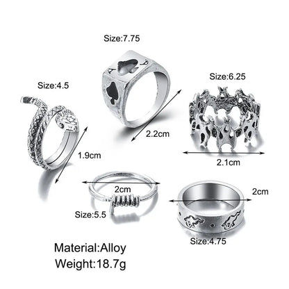 Gothic Ring Set