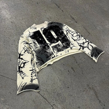 Gothic Grey out Long Sleeve