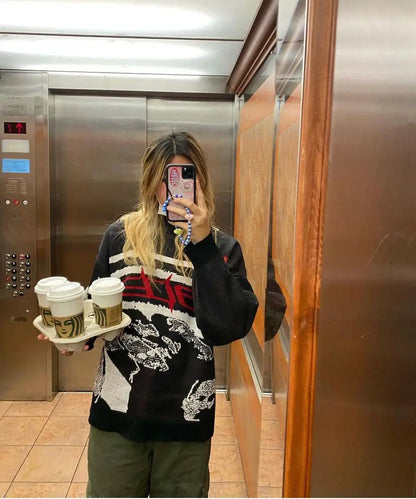 Racer Knit Oversized Jersey